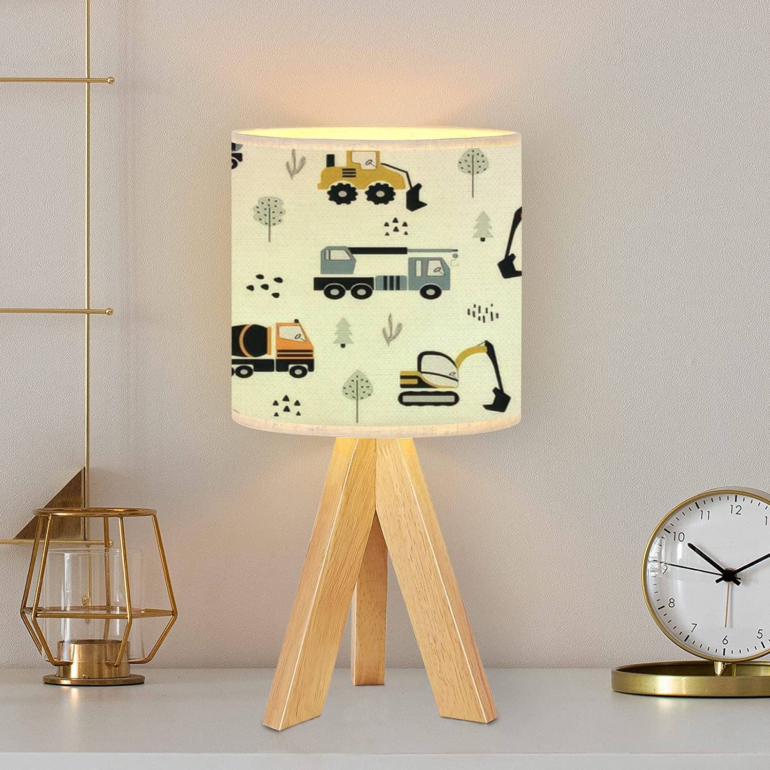 OEPWQIWEPZ tripod bedside lamp ideal nursery decor and kid-friendly glow