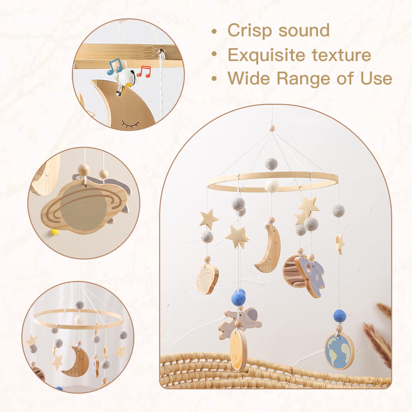 OESSUF boho nursery decor baby mobile enhances soothing atmosphere