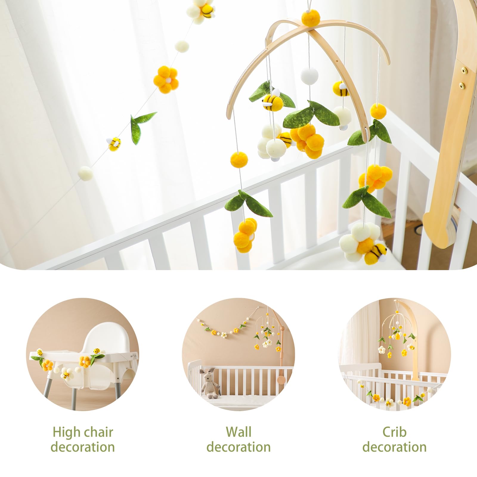 OESSUF crib mobile doubles as decor to enhance child-friendly, calm play space