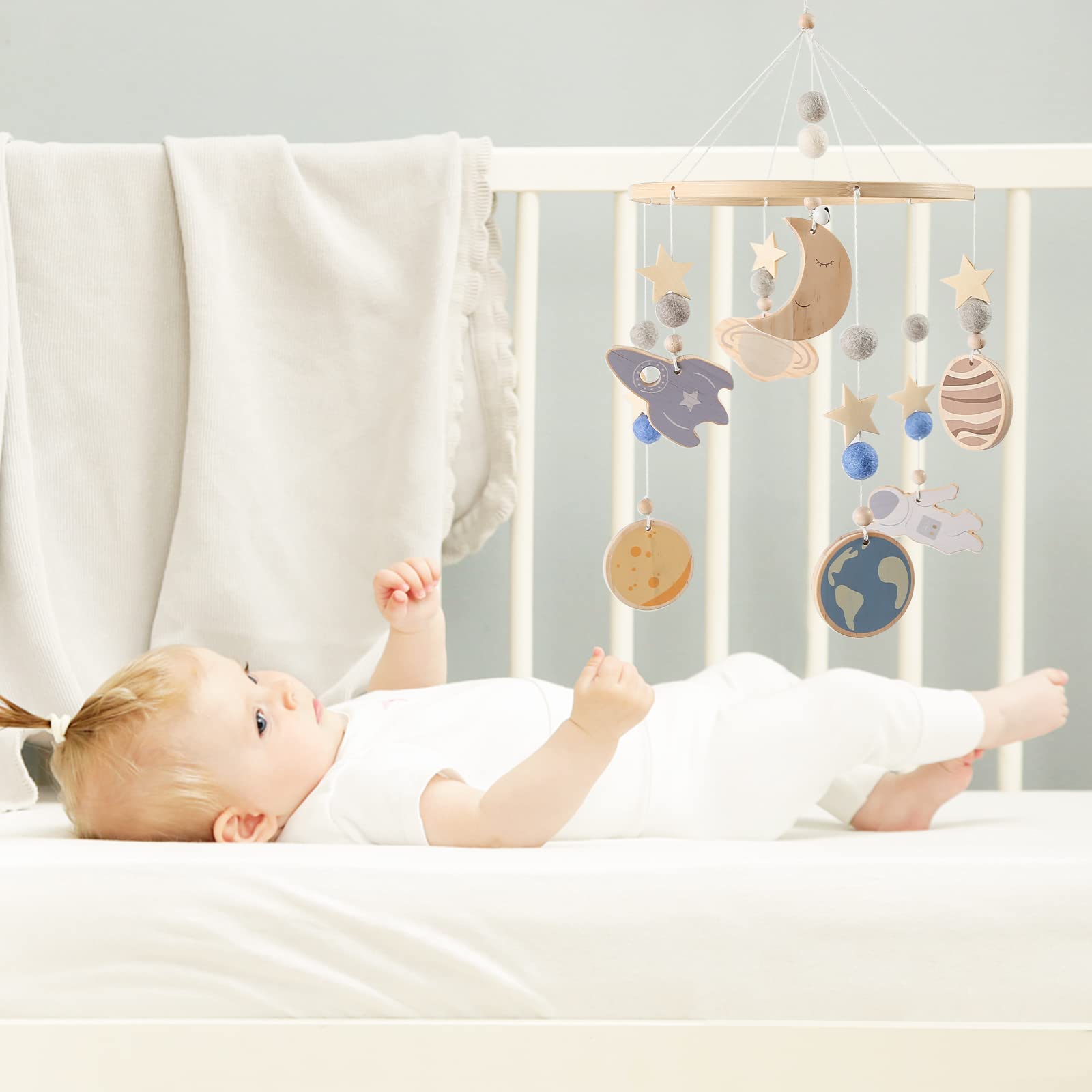 OESSUF gift-ready baby mobile ideal for baby showers and new parents