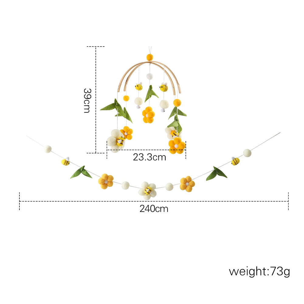 OESSUF baby mobile hanging decoration and toy for nursery ambiance