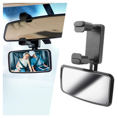OFBAND 360-degree rotation baby car mirror with adjustable view for better rear-seat monitoring.