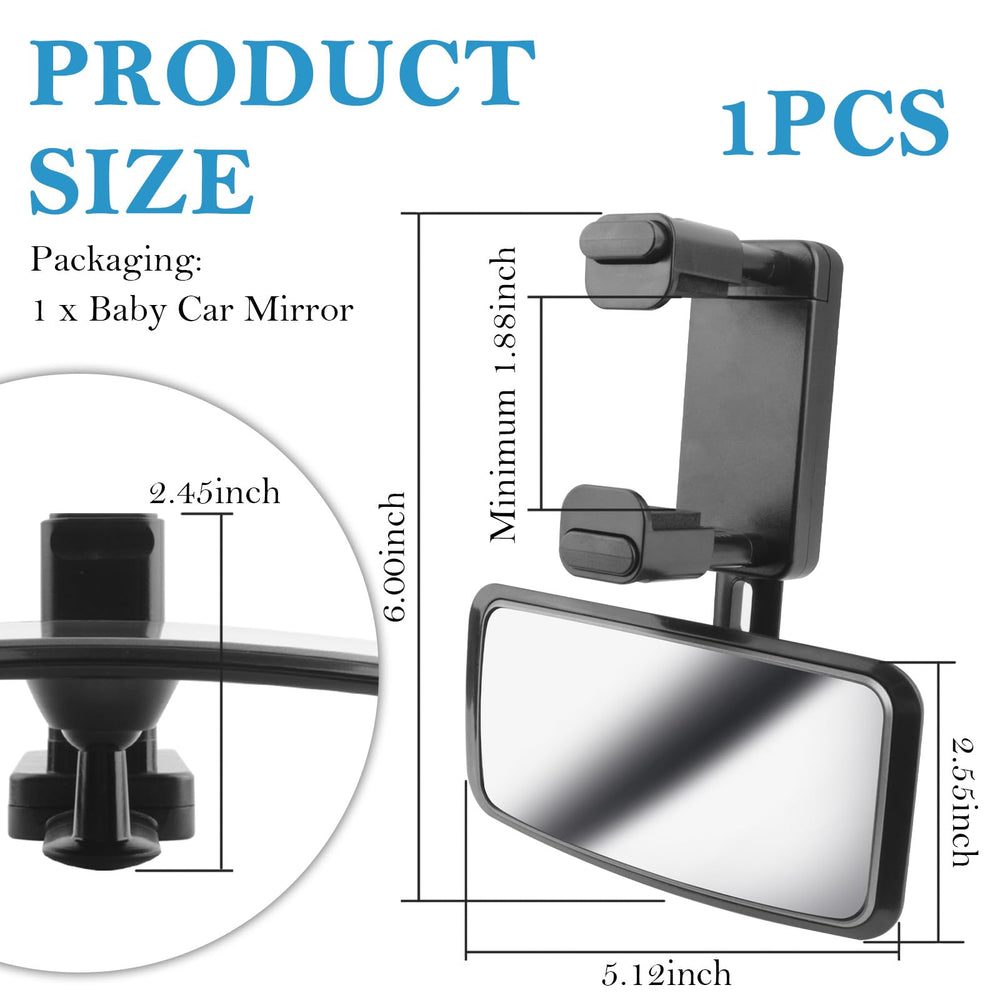 OFBAND curved mirror provides a wide field of view to reduce blind spots.