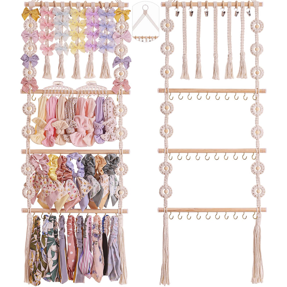 Officentra Bows Organizer 39x15-inch frame keeps bows neatly displayed.