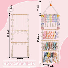 Officentra headband holder wall-mount saves drawer space in a nursery.