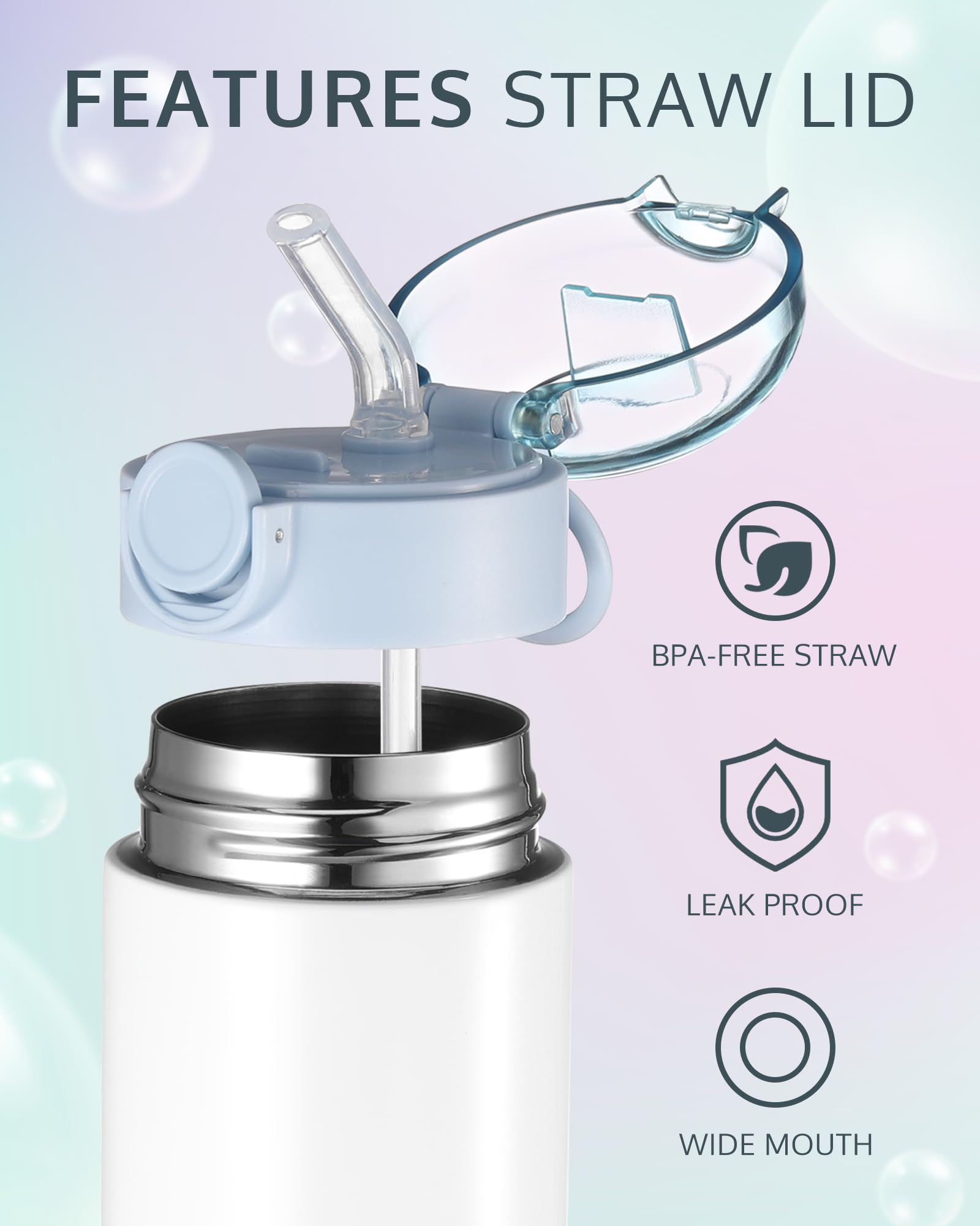 OFFNOVA double-wall vacuum insulation keeps drinks cold or warm.