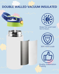 OFFNOVA double-walled stainless steel insulated tumbler in use