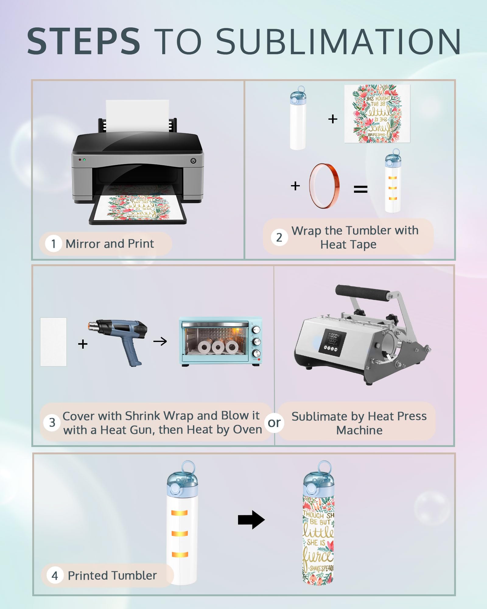 OFFNOVA wide-mouth design makes cleaning and filling easy.