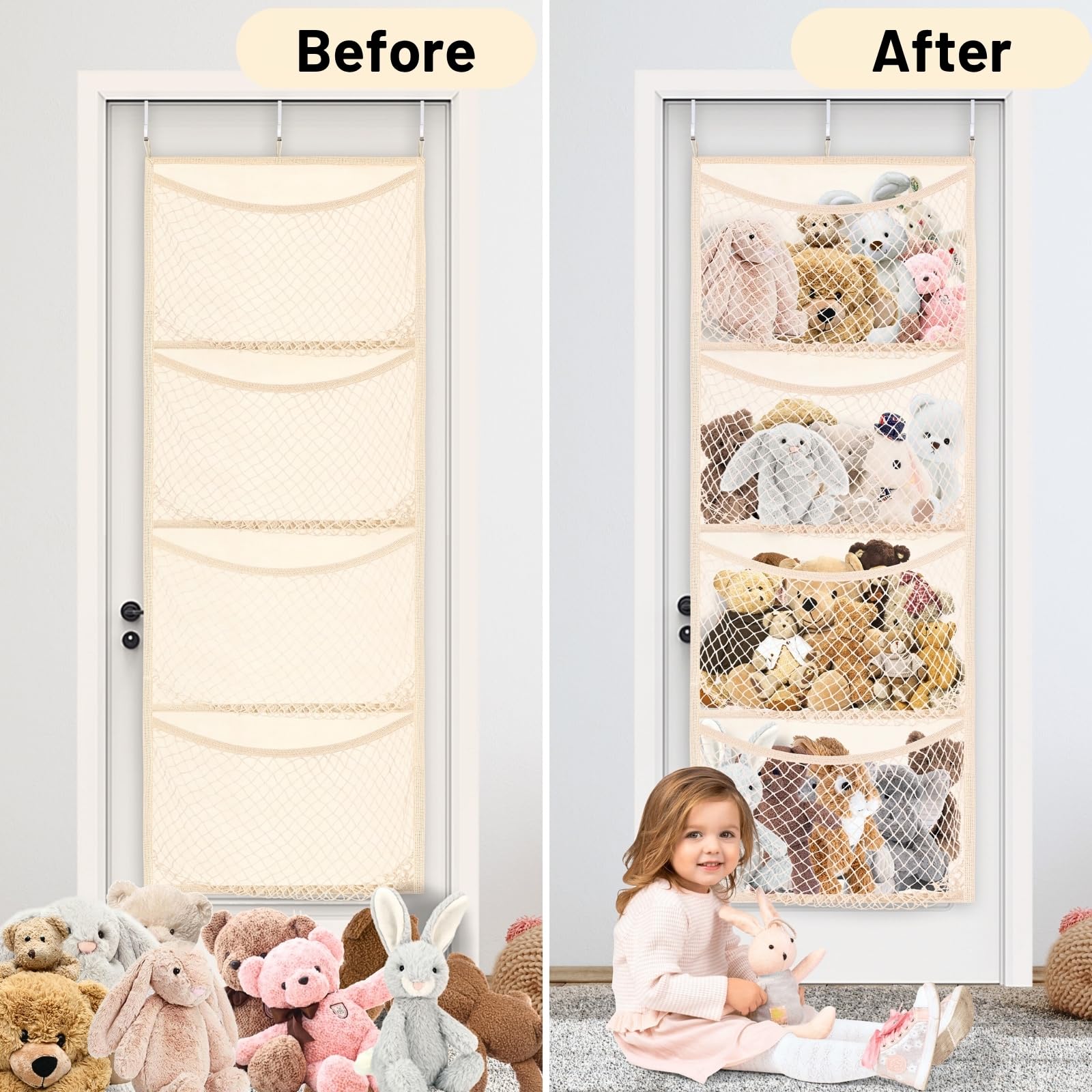 Ofiray-home door installation demonstrates simple setup and space-saving design.
