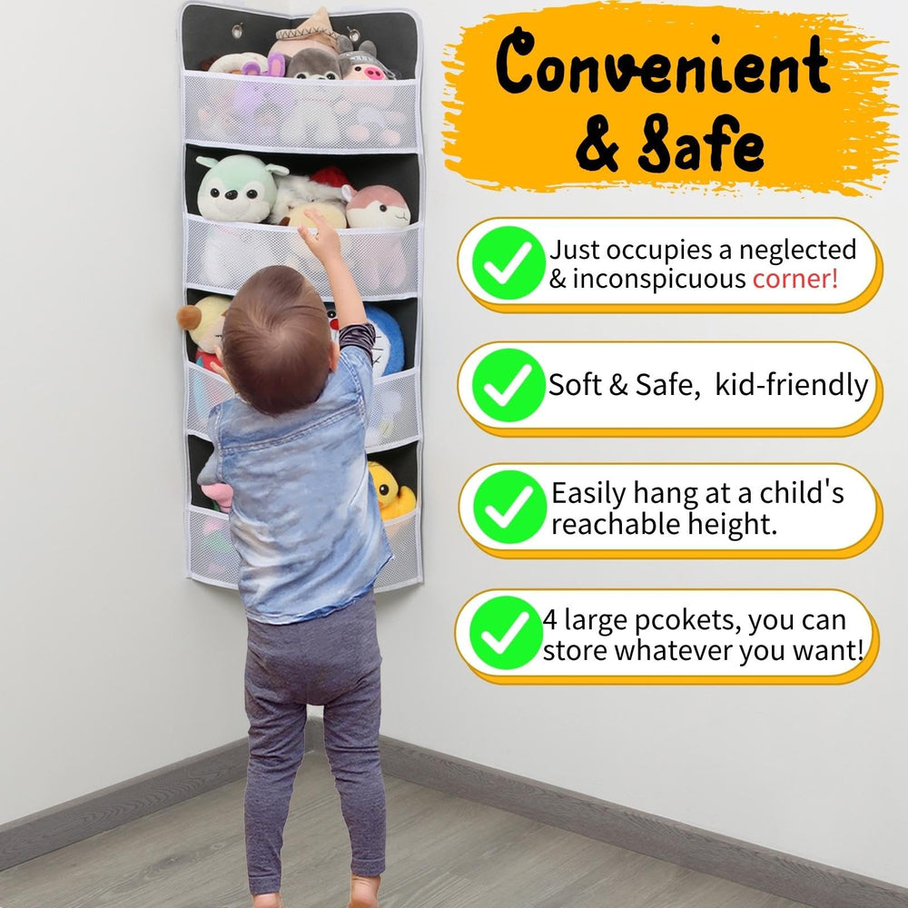 Ofiray-home soft corner shelf attach hardware enables secure wall mounting.