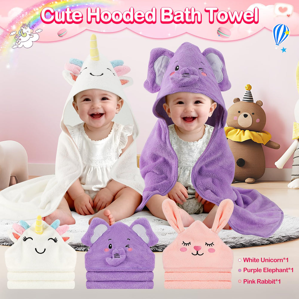 OFUSUY bath-time scene demonstrates versatile towel usage around kids