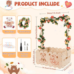 OFUSUY bear-design storage basket highlights cute decor and practical organization.
