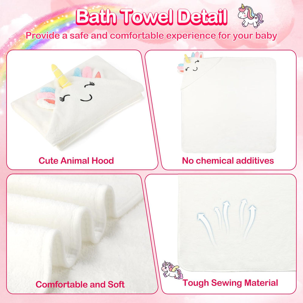 OFUSUY durable stitching detail indicates long-lasting towels for growing toddlers