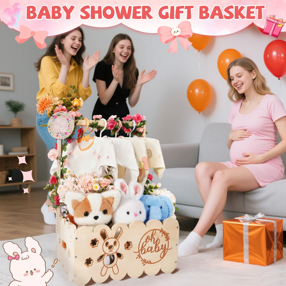 OFUSUY multifunctional baby crate storage for showers, gifts, and home décor.