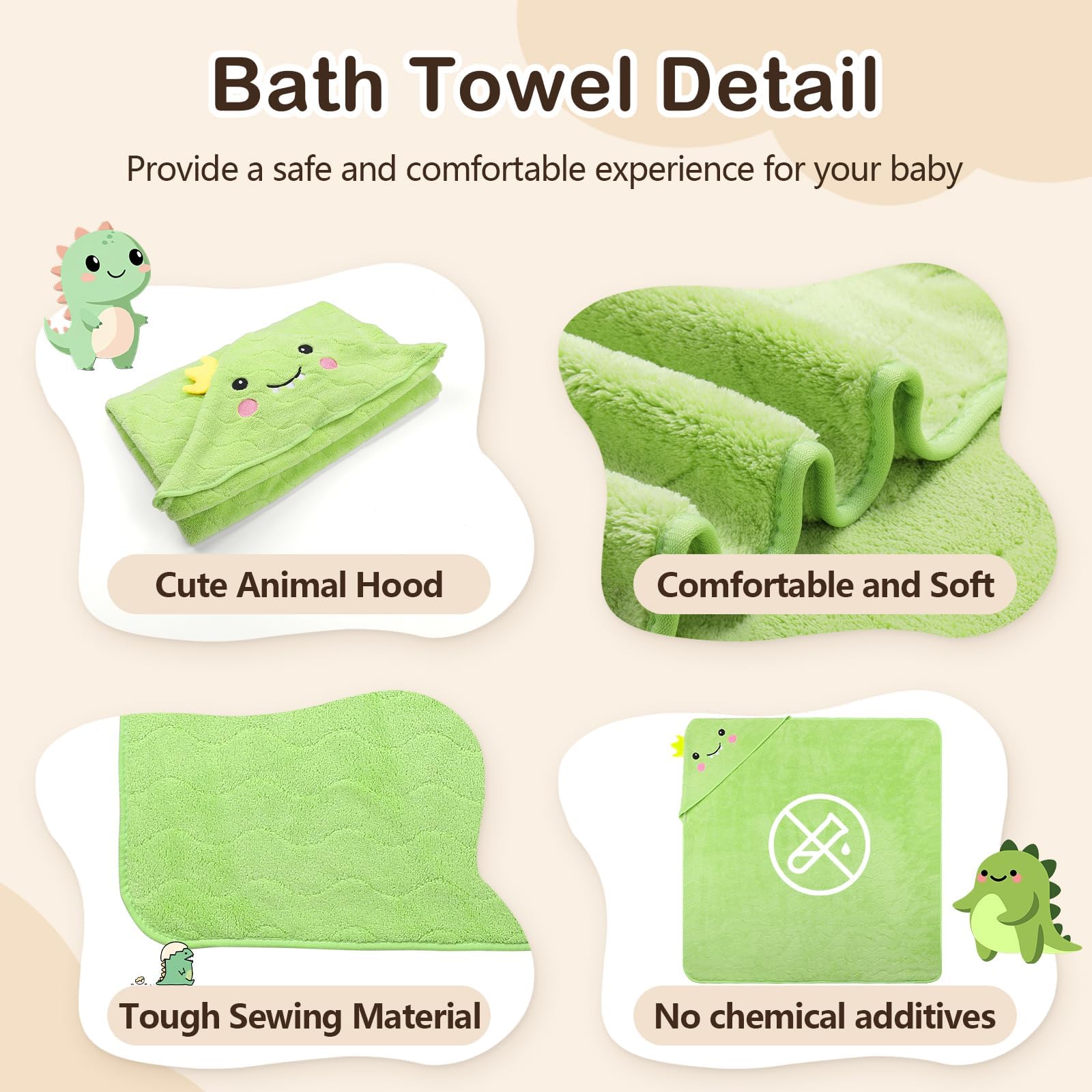 OFUSUY stacked towels show durable stitching and lasting softness.