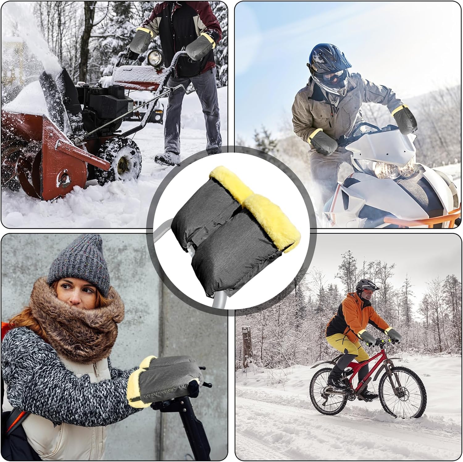 Ohaan-yy compatible with double strollers and carriages for shared warmth