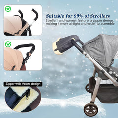 Ohaan-yy windproof stroller gloves guard hands against wind and rain