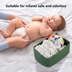 OIASKET baby-toy-storage-basket multiuse on shelf highlights versatile toy and book storage