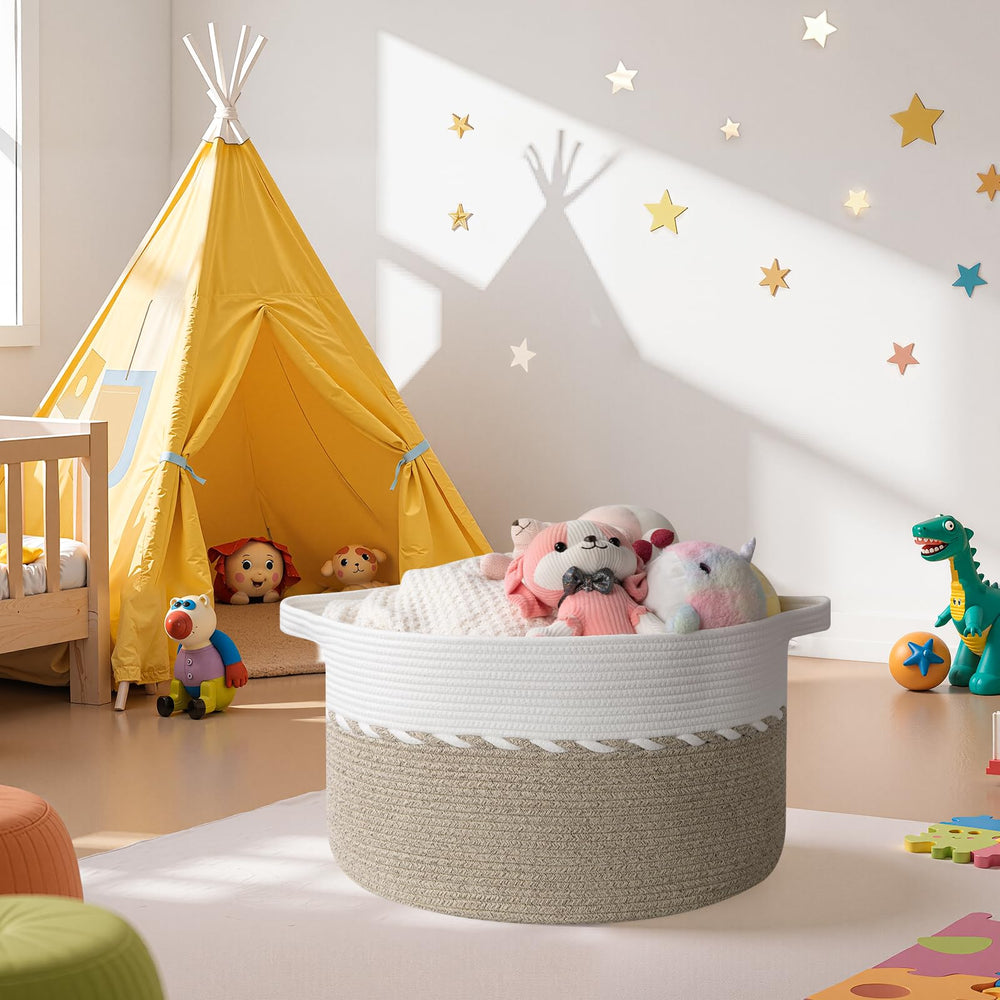 OIAHOMY 105L basket for toy storage and kids' room organization