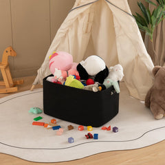 OIAHOMY 75L blanket basket handle detail with reinforced double-layer rope