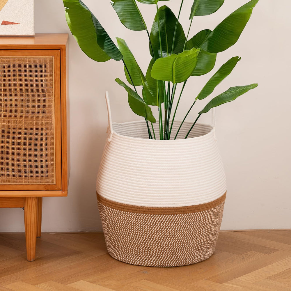 OIAHOMY toy storage basket keeps kids' stuff organized and accessible.