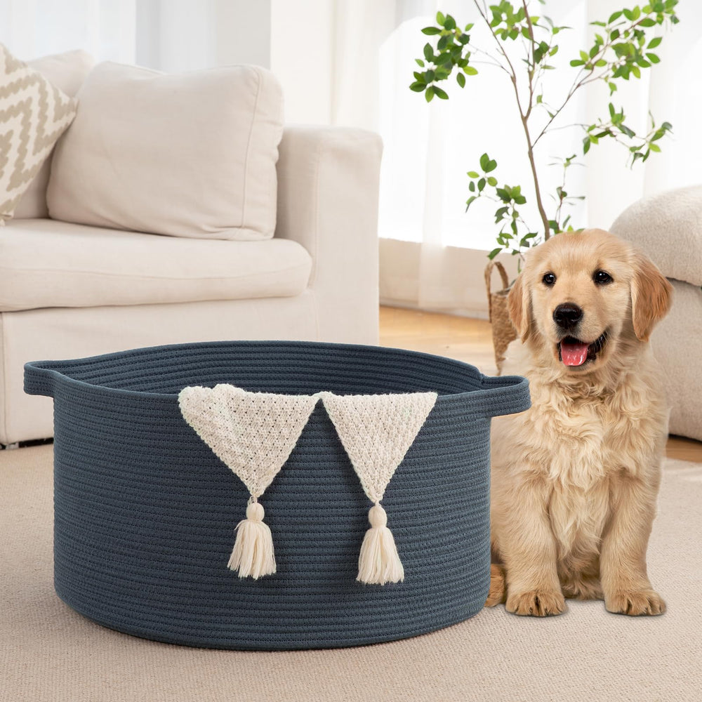 oiahomy 90l blanket basket foldable storage option