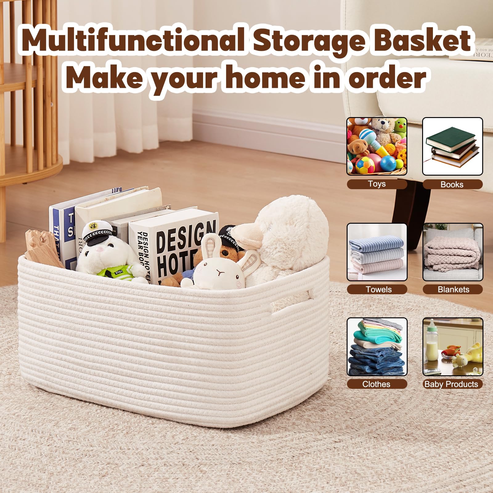 OIAHOMY baby-friendly storage with no odor and safe design.