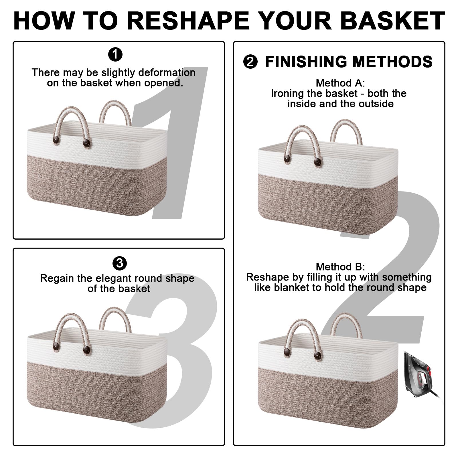 OIAHOMY basket laundry-dragging-use helps move laundry