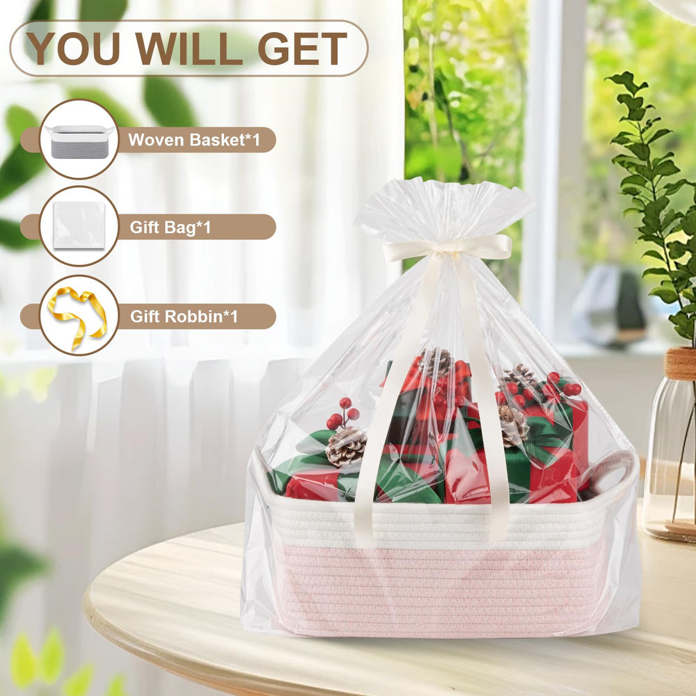 OIAHOMY basket on nightstand demonstrates bedside storage and tidy organization.