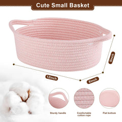 OIAHOMY basket with sturdy handles, portable storage for every room.
