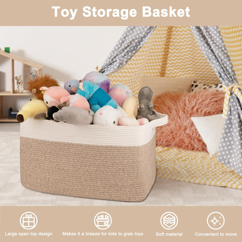 OIAHOMY blanket basket folded storage demonstrates space-saving design