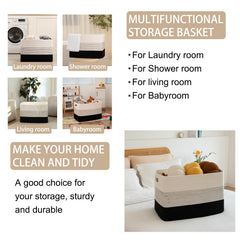 OIAHOMY blanket-storage use in living room keeps throws tidy and accessible.