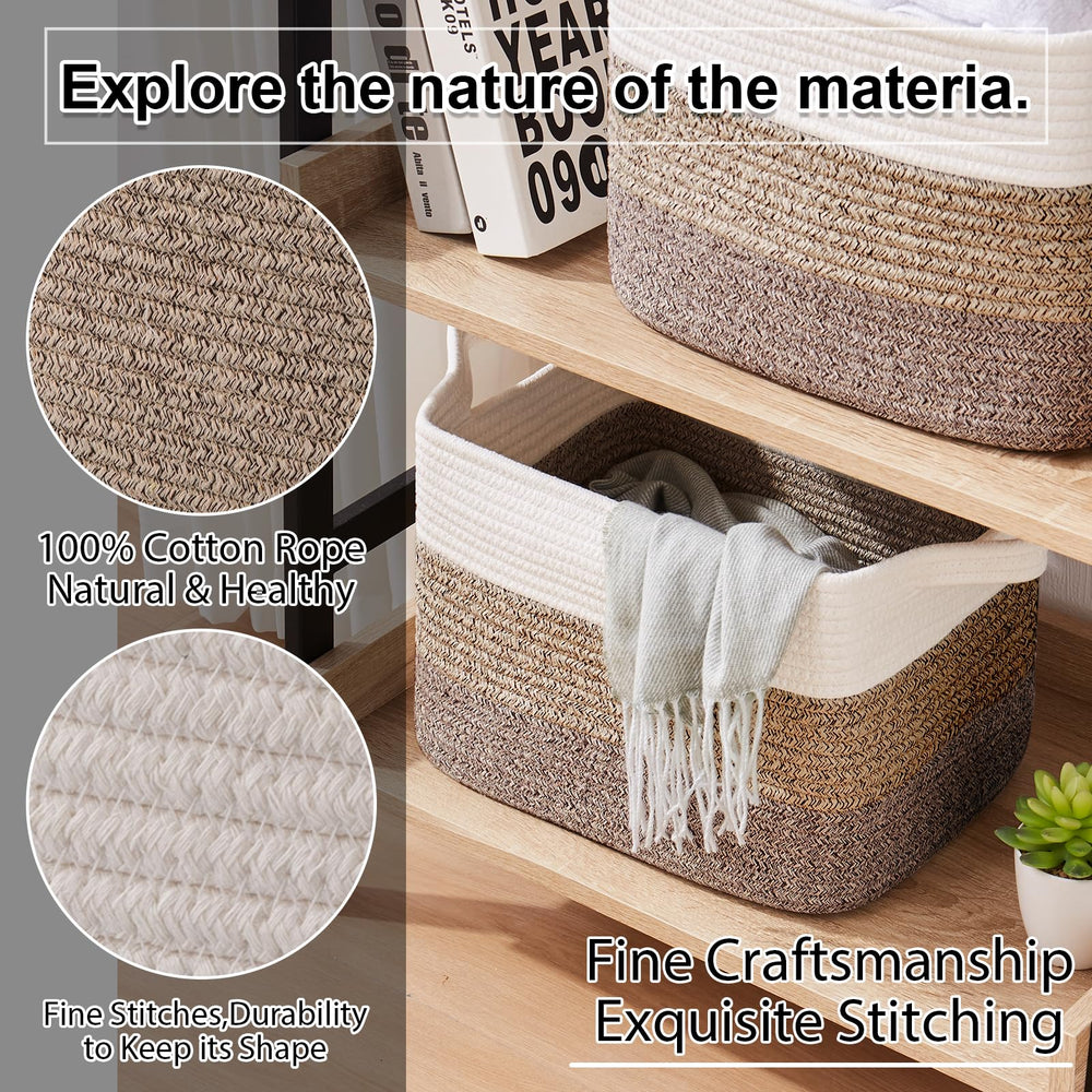 OIAHOMY close-up cotton rope texture highlights durable everyday practicality.