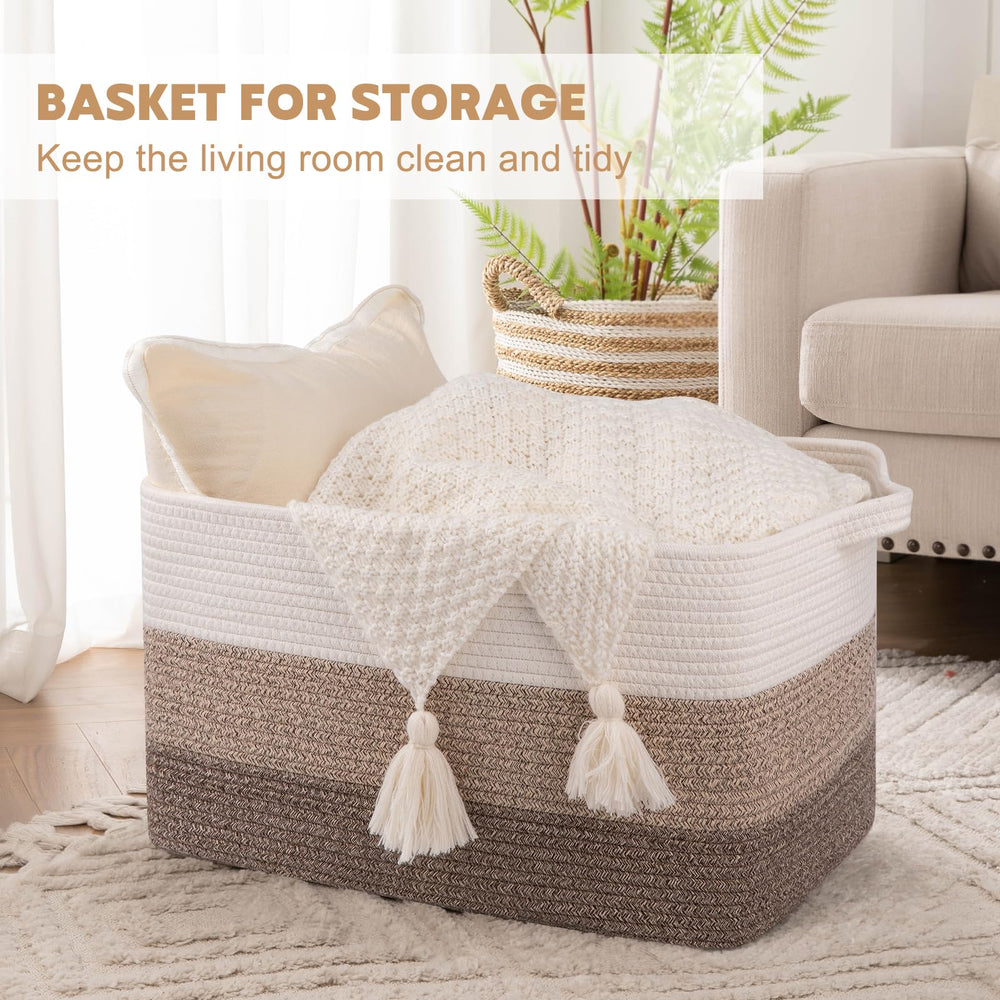 OIAHOMY cotton rope material closeup highlights soft, odor-free fibers safe for kids.