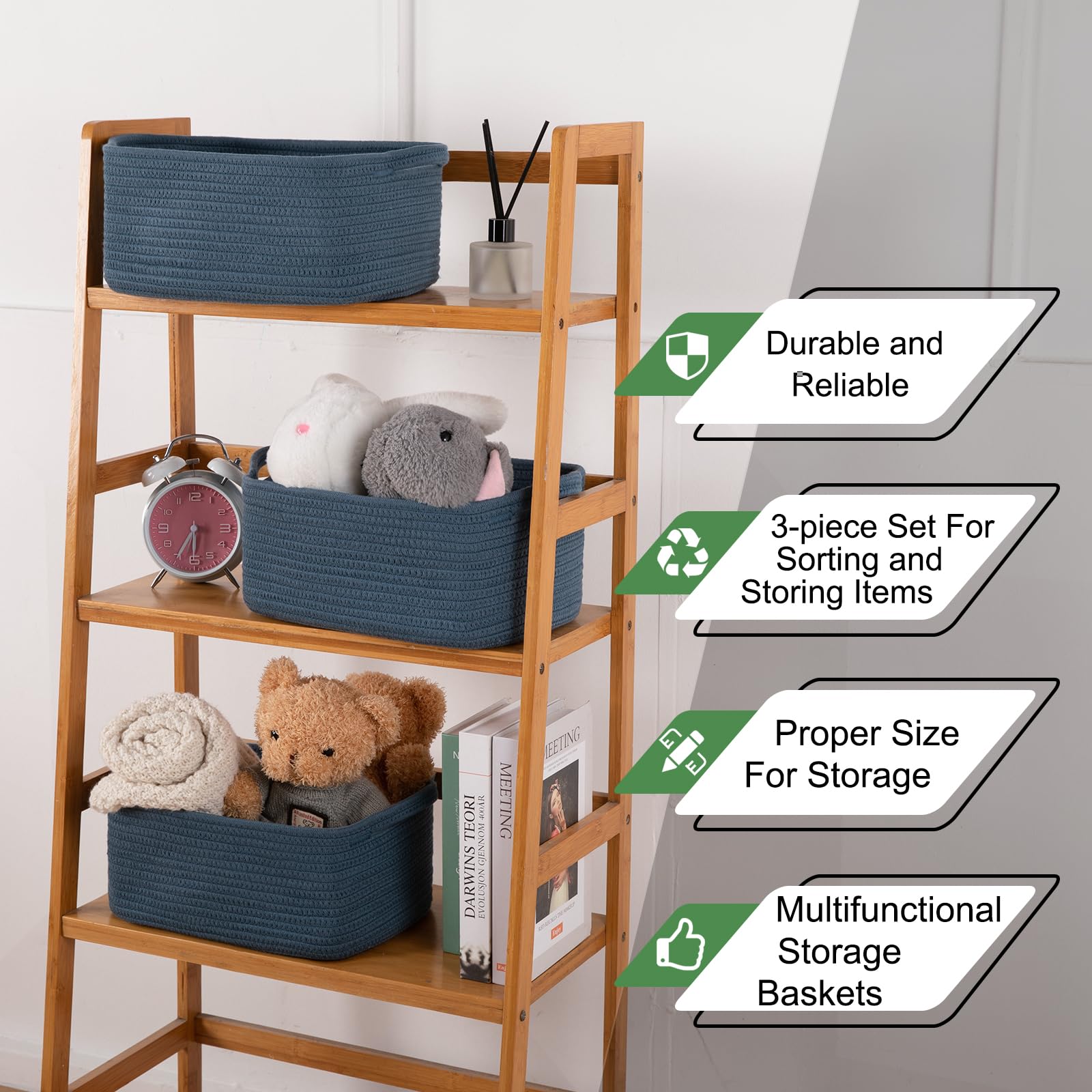 OIAHOMY washable basket ready for gentle detergent cleaning.