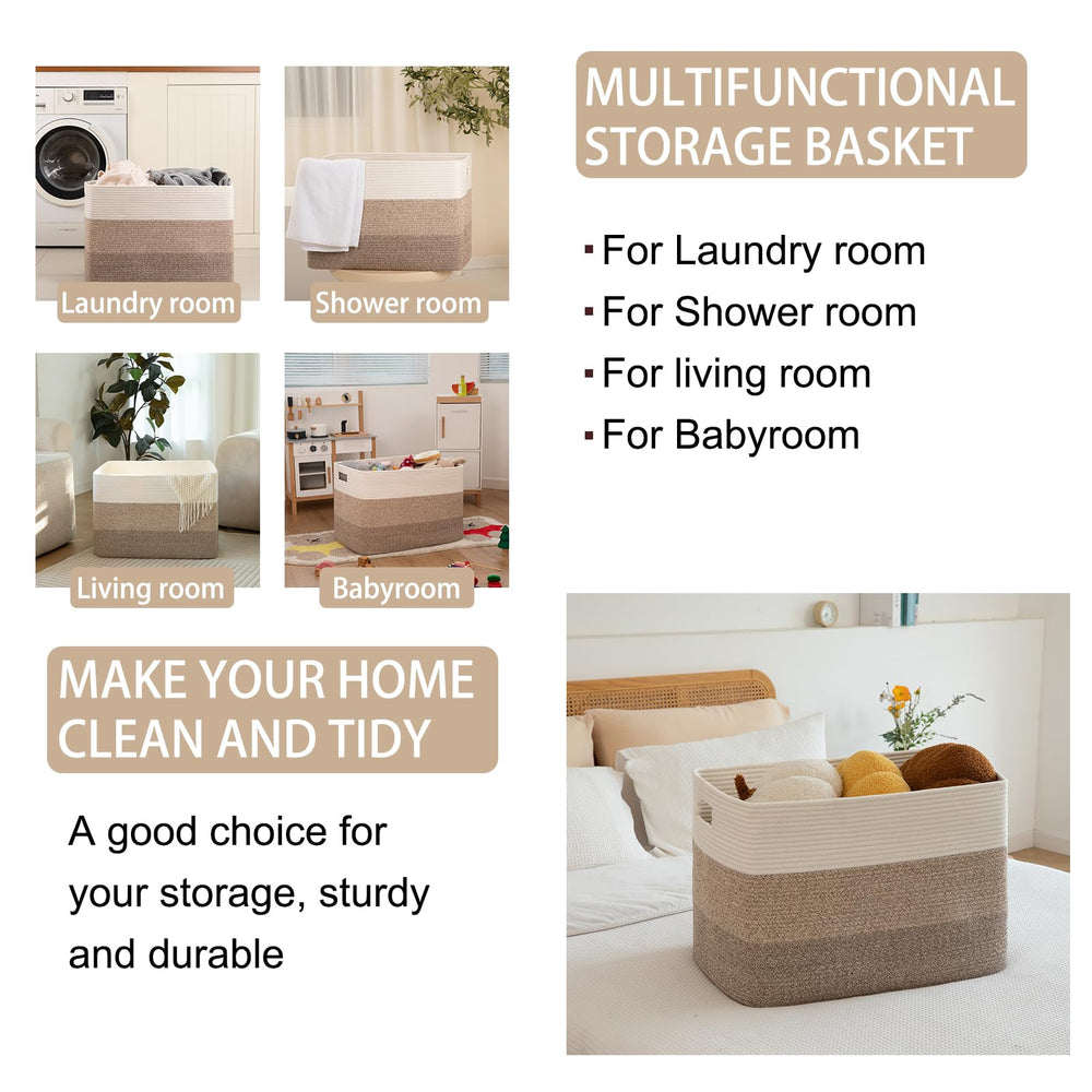OIAHOMY foldable basket saves space when not in use.