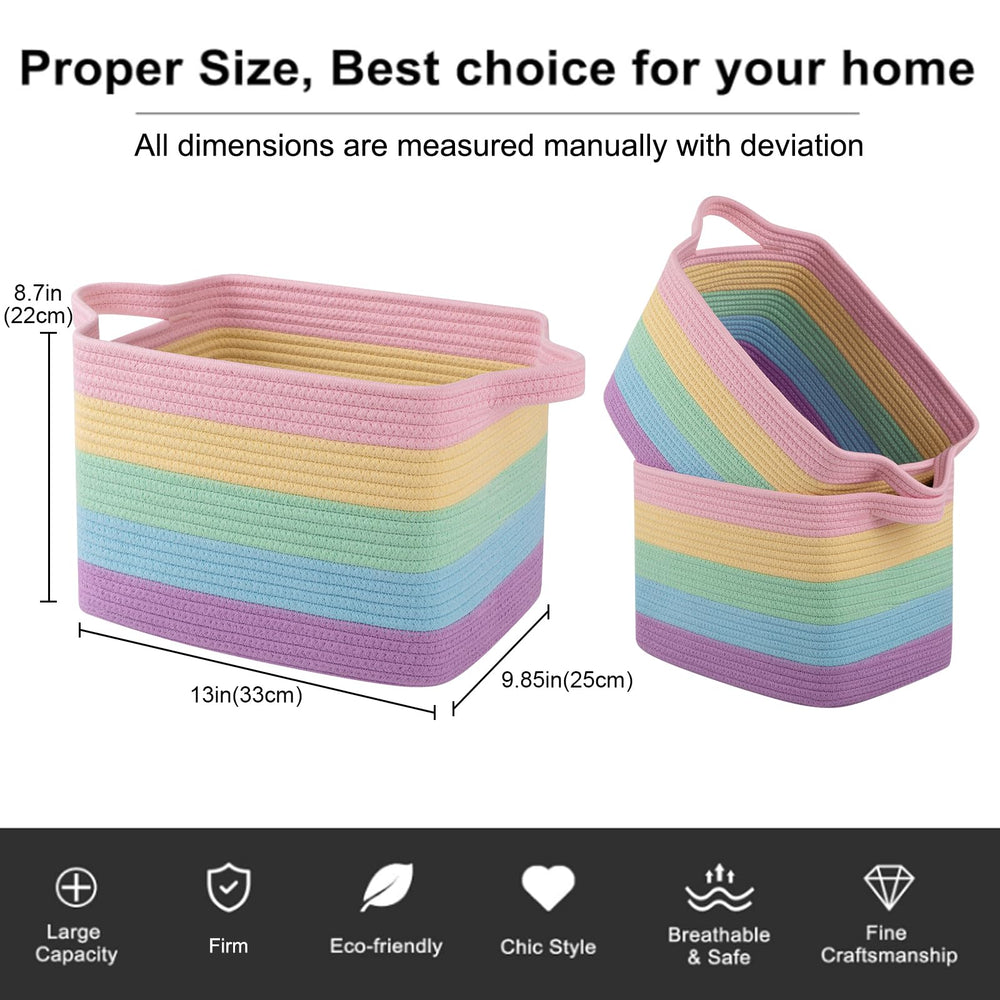 OIAHOMY foldable storage basket demonstrates space saving design.