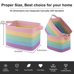 OIAHOMY foldable storage basket demonstrates space saving design.