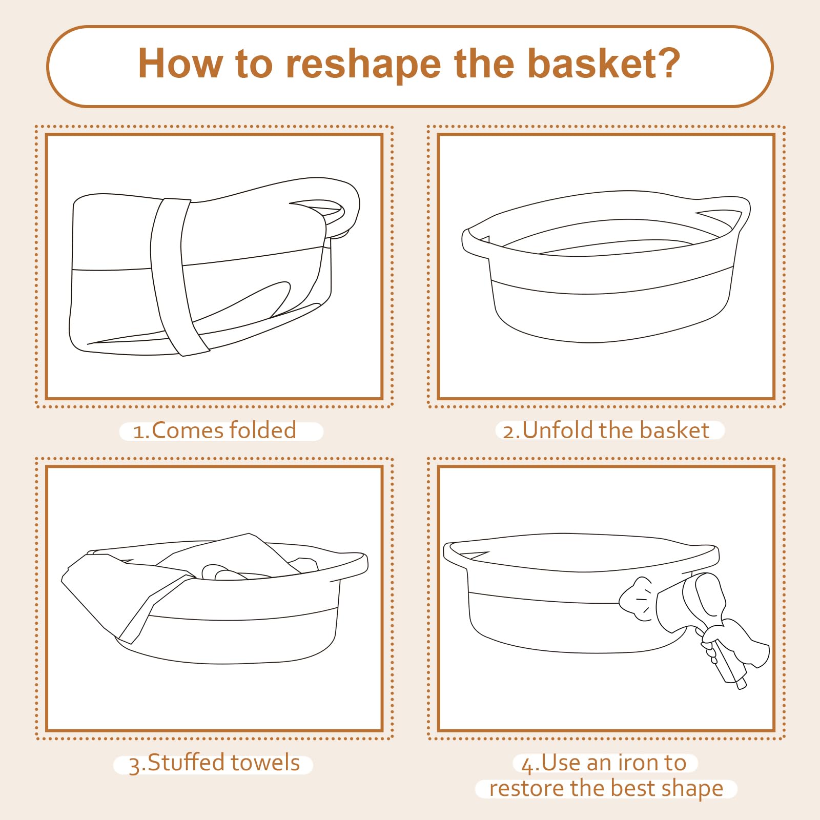 OIAHOMY gift basket storage organization in living spaces.