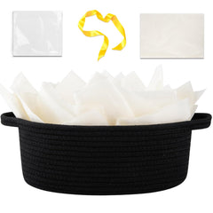 OIAHOMY gift basket with handle, showing portable gifting and elegant presentation.