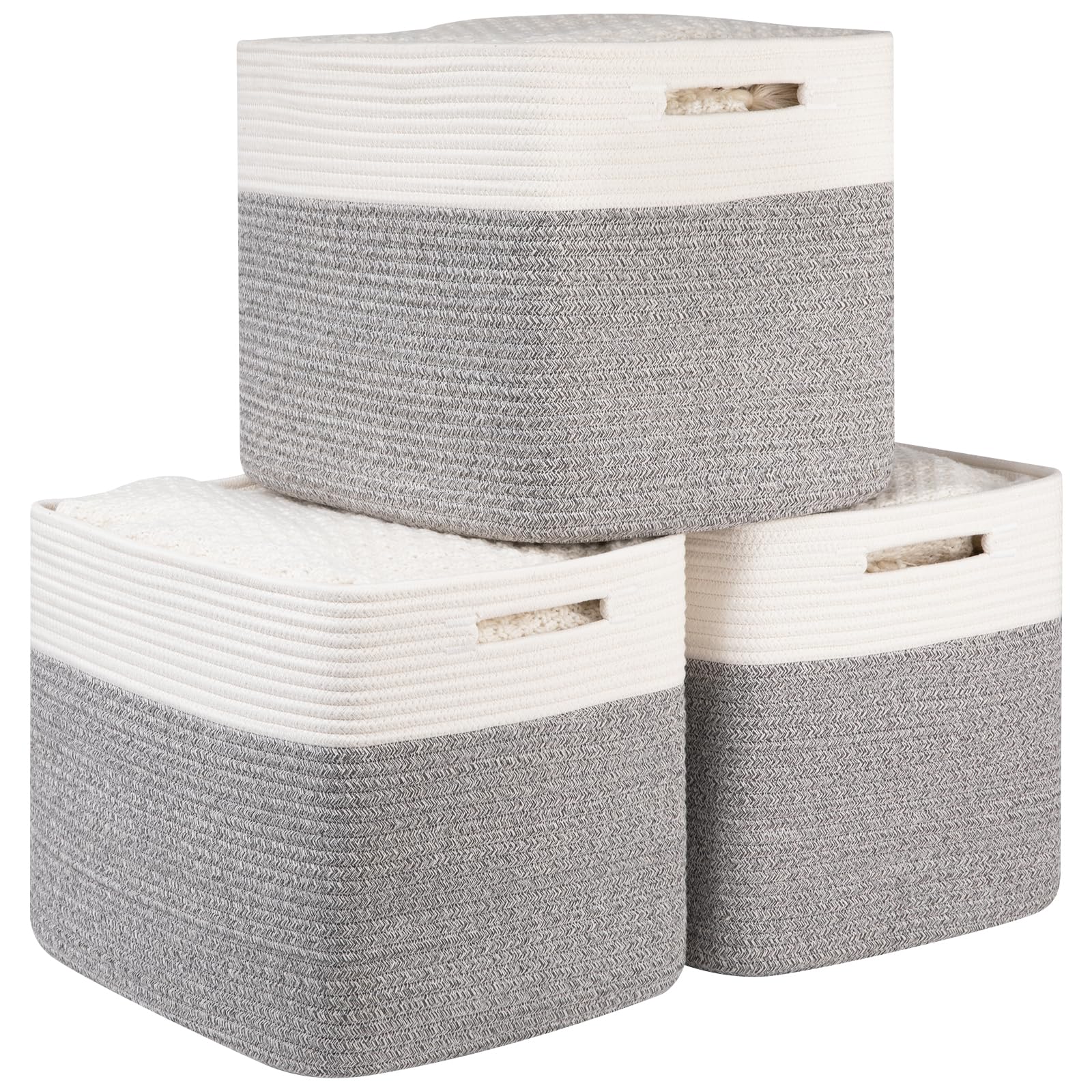 OIAHOMY Kallax bin on shelf offers organized storage for toys and clothing.