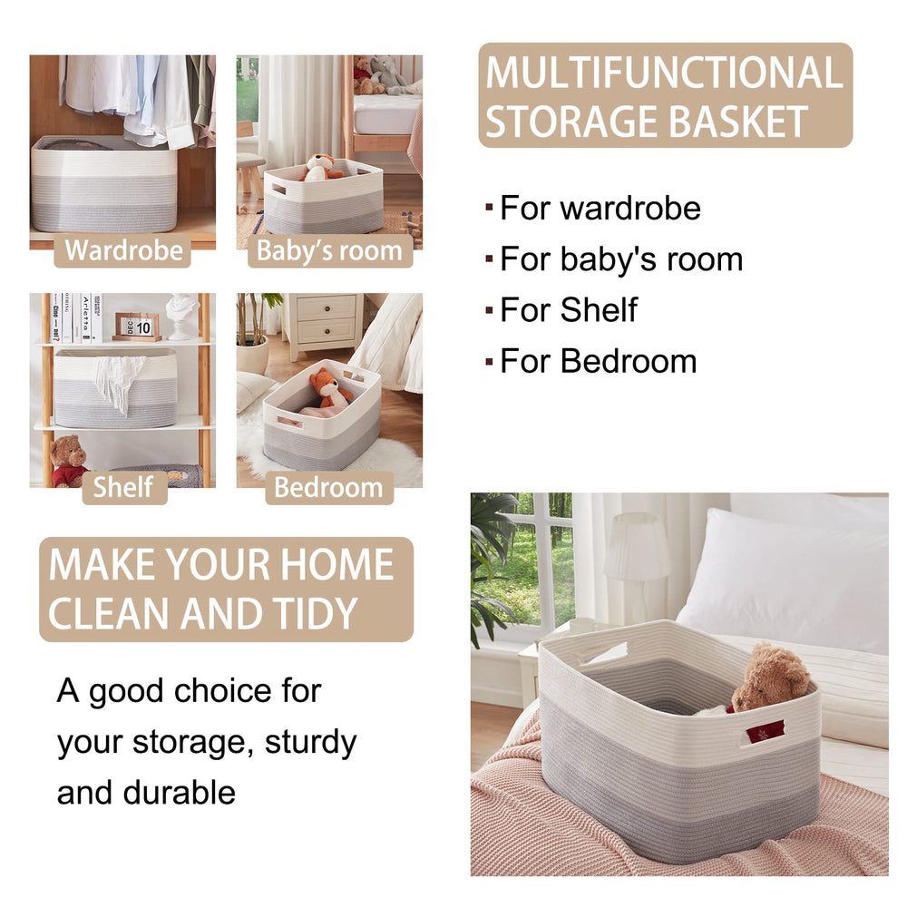 OIAHOMY basket folded flat for space-saving when not in use.