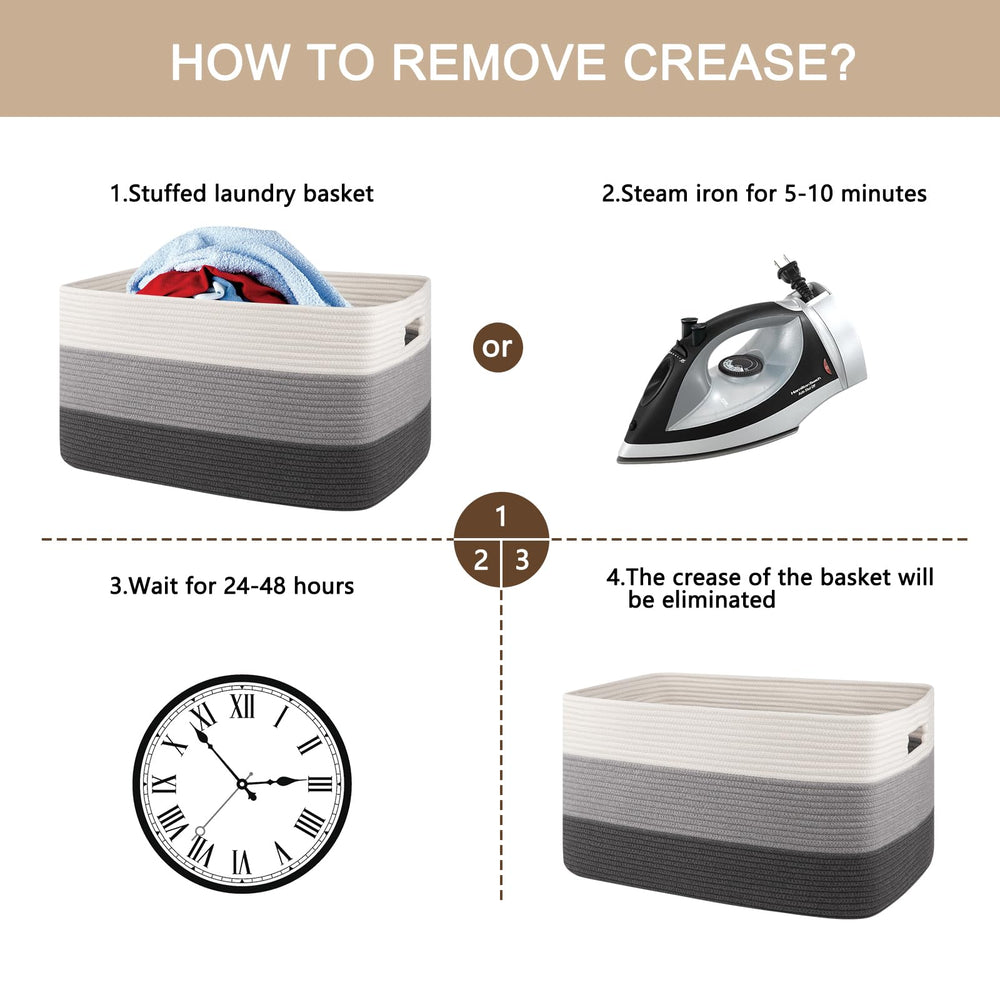 OIAHOMY care-ready basket is washable for easy maintenance