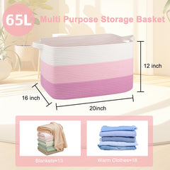 OIAHOMY gradient pink close-up weave highlights natural cotton texture.