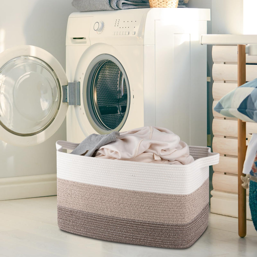 OIAHOMY laundry basket in action illustrating versatile home organization.
