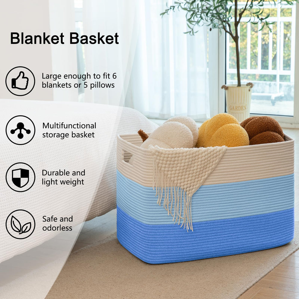 OIAHOMY living room display demonstrates versatile toy and blanket storage