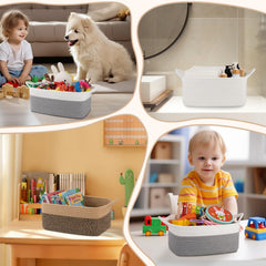 OIAHOMY multi-use storage basket for bedroom, bathroom, and living spaces.