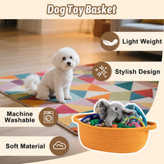 OIAHOMY natural cotton rope texture highlights safe, skin-friendly storage.