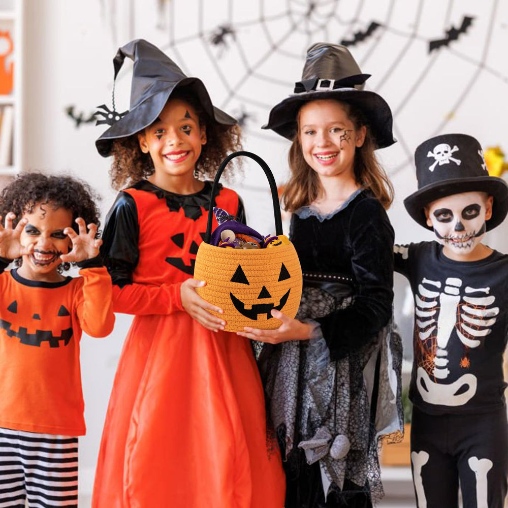 OIAHOMY pumpkin basket gift idea for Halloween party favors