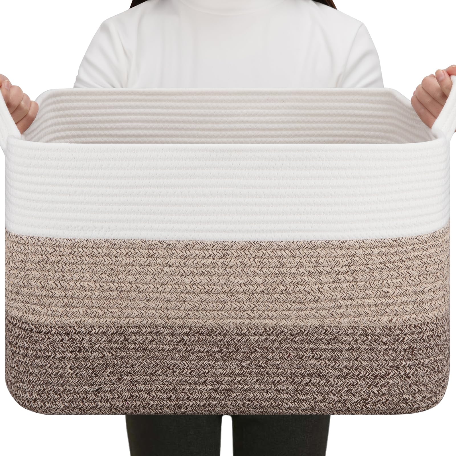 OIAHOMY multi-use storage basket suitable for office supplies and clutter reduction.